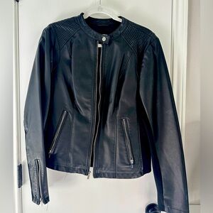 express vegan leather jacket